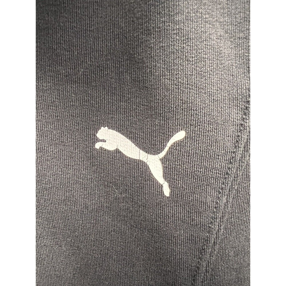 Puma Jacket Womens Size Large Full Zip Black Mock Neck Sporty Athletic Sweater - Picture 2 of 7